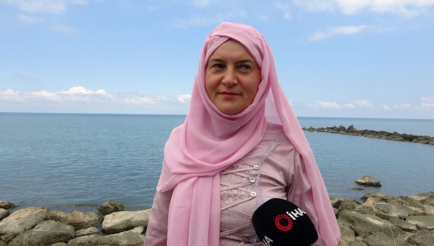 Giresun’da akıntıya kapılan kadın 7.5 saat denizde yaşam mücadelesi verdi
